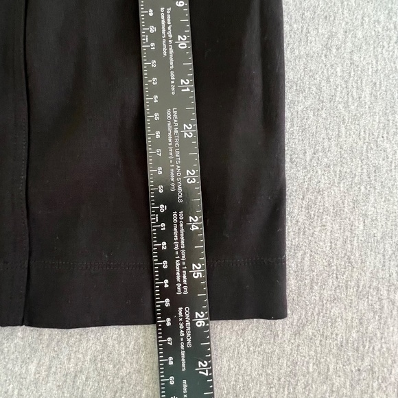 Cabi Black Ponte Knit Stretch Pencil Skirt Style #205 | Size 10 - Picture 11 of 11